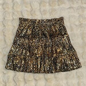 Othilia Louisa Leopard Sequence Skirt